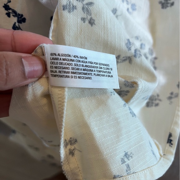 Universal Threads Cream Floral Button-Front Godet mini A-Line Dress |M| - Picture 9 of 9